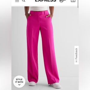 Express Editor Mid Rise Trouser